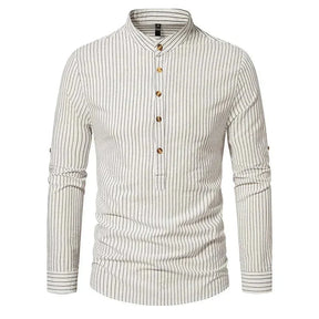 Camisa Masculina Gola Padre 100% Algodão CAMISA06 G2 Sr Alpha 