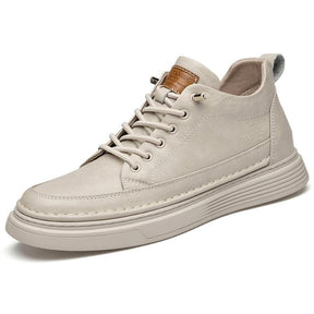 Sapatos de Couro com Aumento de Altura
